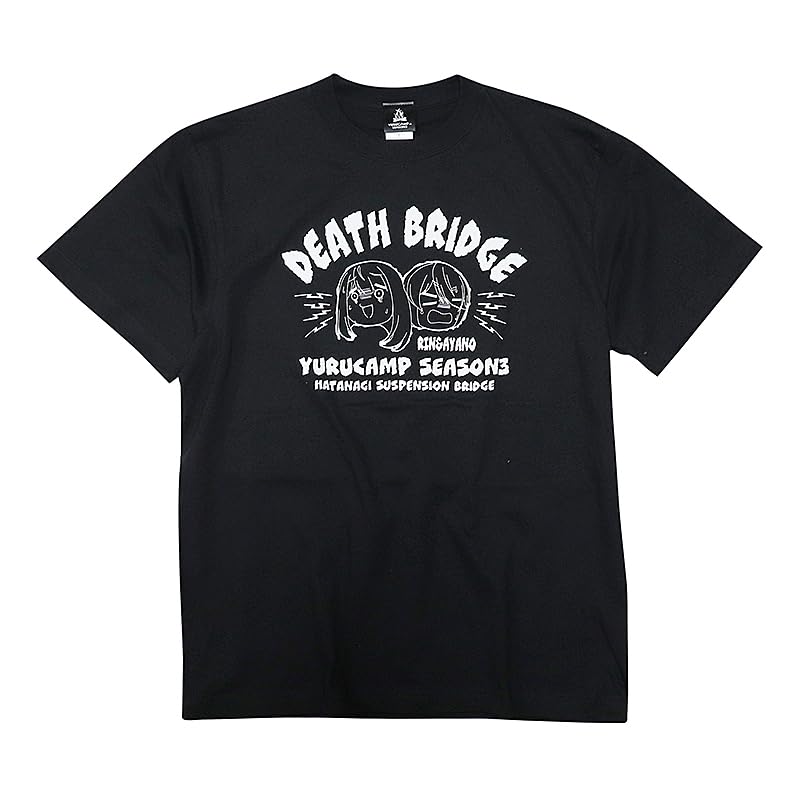 ゆるキャン△ SEASON3 デスブリッジTシャツ XL Amazon.co.jp: 『ゆるキャン△ SEASON3』 デスブリッジTシャツ